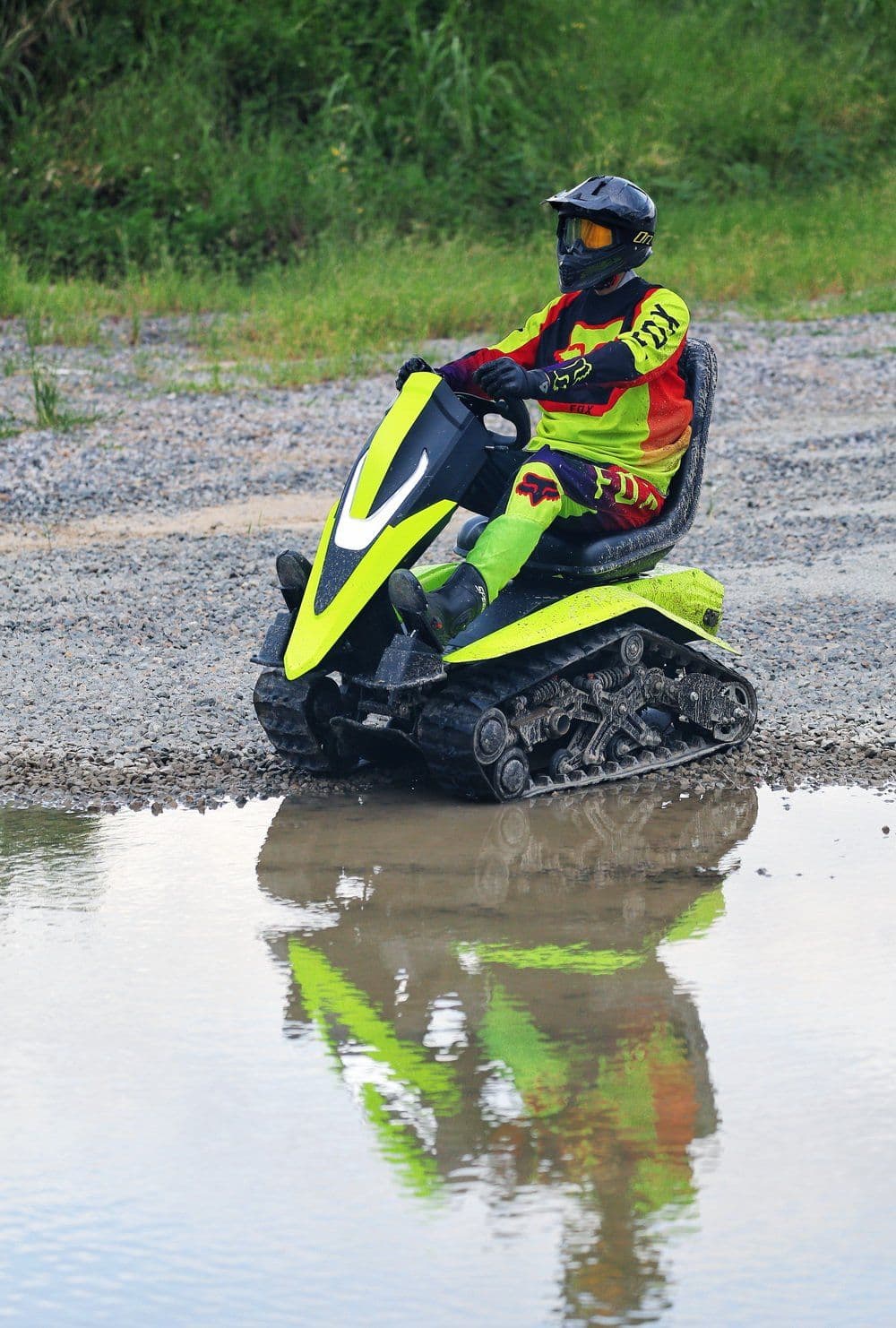 72V High Torque Dual Track Multi-Purpose Disabled Snowmobile