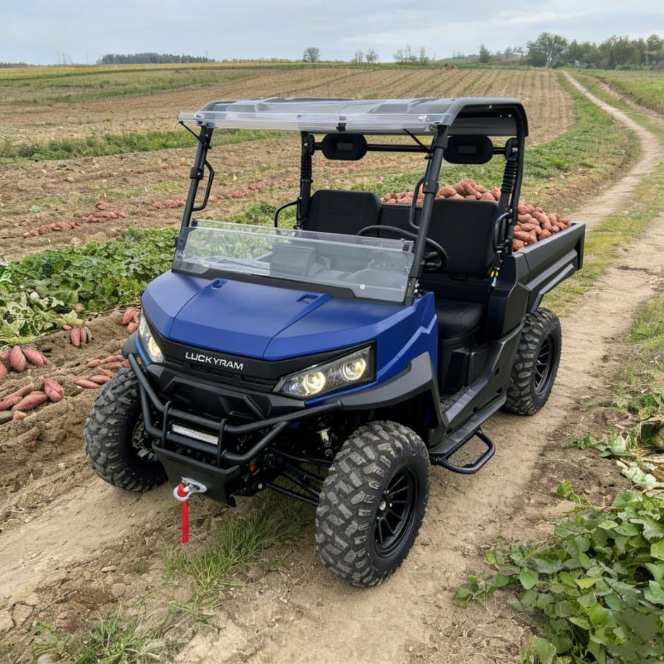 73.6V 4WD UTV 10kw AC Motor EPS Steering 150ah Battery