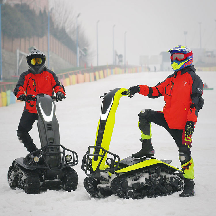 Dual Track Foldable 72V Electric Multi-Purpose Snowmobile