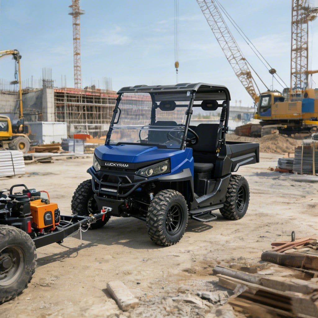 Electric UTV 4WD for Hunting 73.6V 150Ah EPS Power Steering