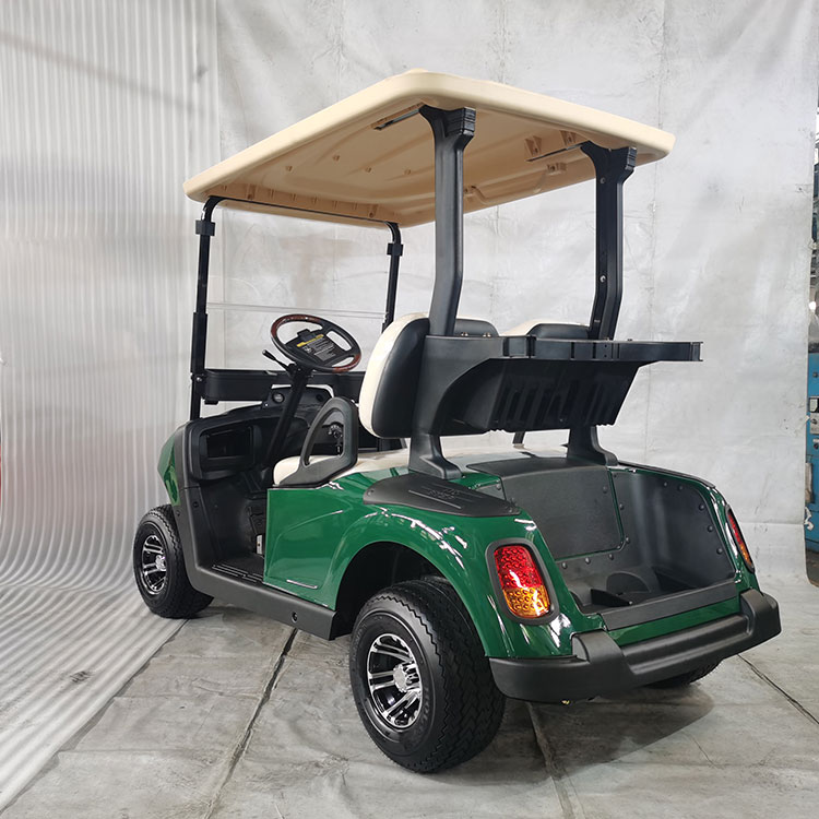 High-range dual-seater electric golf cart, equipped with lithium battery