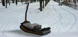 Powerful Utility Snow Transportation Snowfox Tracked Farmers Electric Snowmobile